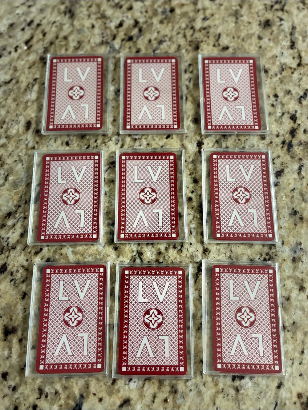 Louis Vuitton  Set of 9 Playing Cards